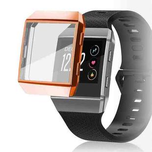 2 PCS Watch Full Coverage Silicone Case For Fitbit Ionic, Color: Rose Gold