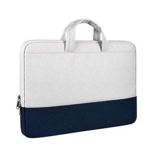 ST12 Waterproof Portable Laptop Case, Size: 15.6 inches(Navy Blue Gray)