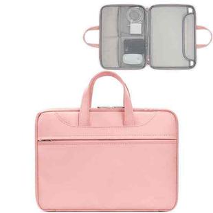 Baona BN-Q006 PU Leather Full Opening Laptop Handbag For 13/13.3 inches(Pink)