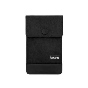 Baona Waterproof Data Cable Protective Bag, Spec: Hidden Buckle Small (Black)