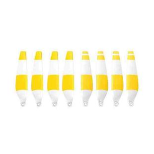 8 PCS 6030F Double Sided Colorful Low Noise Wing Propellers For DJI Mini 3 Pro, Color:  White Yellow 