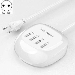 USB Multi-port Charger Mobile Phone Fast Charging Universal Fast Adapter 4 Interface EU Plug