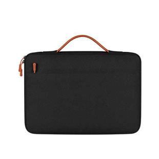 ND02S Adjustable Handle Waterproof Laptop Bag, Size: 14.1-15.4 inches(Mysterious Black)