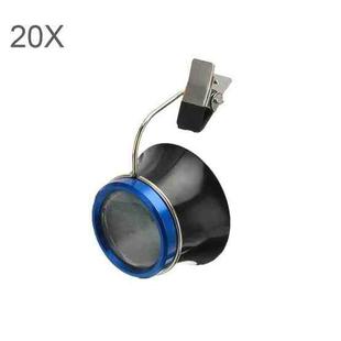 20X Clip On Eyeglass Magnifier Watch Repair Tool Loupes Magnifying Lens
