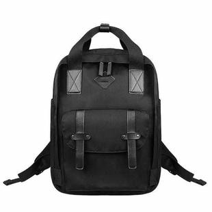 SJ05 Multifunctional Waterproof Laptop Bag, Size: 13 inch-15.6 inch(Mysterious Black)