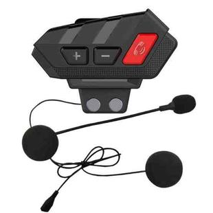 S21 Riding Helmet Bluetooth Intercom Headset, Specification: With USB Cable(Black)