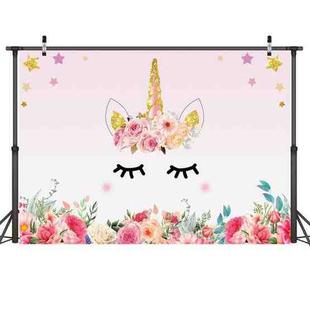 2.1m x 1.5m Unicorn Photography Background Cloth(3278)