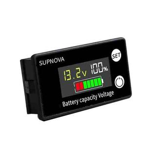 SUPNOVA LCD Color Screen DC Voltmeter Lithium Storage Battery Meter, Style: Ordinary Type