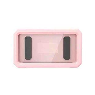 Retractable Rotating Bathroom Waterproof Mobile Phone Box Wall Mount Mobile Phone Holder(Pink)