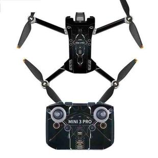 Flat Style Waterproof Anti-Scratch Sticker For DJI Mini 3 Pro RC-N1 Ordinary Version(Mn3-01)