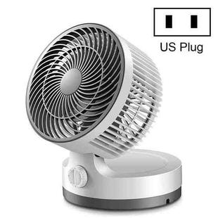 YANGZI Home Desktop Turbo Quiet Air Circulation Fan US Plug, Style: Non-remote Head Model (White)