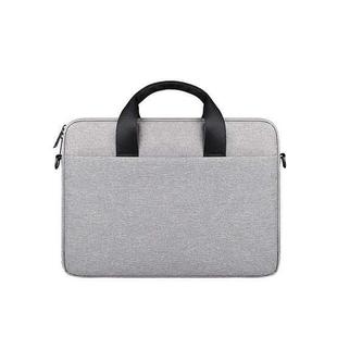 ST09 Portable Single-shoulder Laptop Bag, Size: 14.1-15.4 inches(Grey)