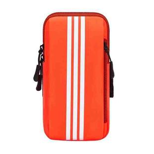 Outdoor Sports Running Mobile Phone Arm Bag Fitness Wrist Bag(Orange)