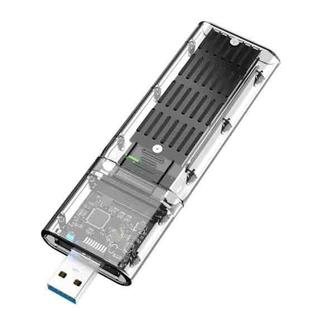 M.2 NVMe SSD Enclosure USB 3.1 Gen 2 10 Gbps to NVMe PCI-E M.2 SSD Case, Color: Black