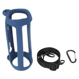 Bluetooth Speaker Silicone Protective Case For JBL Flip6(Dark Blue)