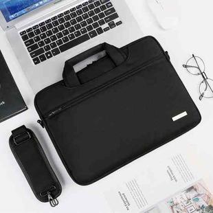 DSMREN Nylon Laptop Handbag Shoulder Bag,Model: 044 Black, Size: 13.3 Inch
