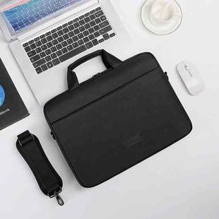 DSMREN Nylon Laptop Handbag Shoulder Bag,Model: 285 Black, Size: 13.3 Inch