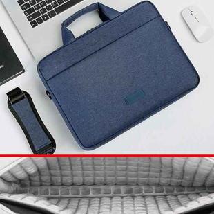 DSMREN Nylon Laptop Handbag Shoulder Bag,Model: 285 Air Cushion Blue, Size: 14 Inch