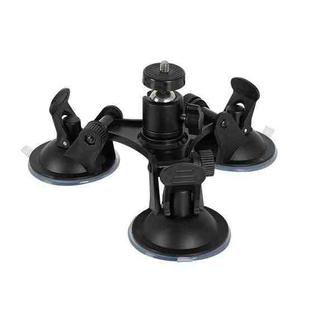 Car General Purpose Vehicle Bracket Suction Cup Fixed Glass Video Shooting Base, Shape: Suction Cup+PTZ