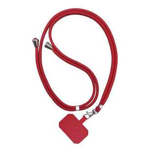 2 PCS Phone Lanyard Adjustable Detachable Neck Cord with Card(Red)