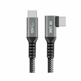USB3.2 Gen1 VR Link Streamline For Oculus Quest 2, Model: C-C  Aluminum Shell 5M Braided Wire