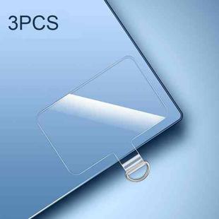 3 PCS Universal Phone Lanyard Gasket Back Stick TPU Connecting Piece(Transparent)