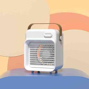 F05 Portable Portable Desktop Mini Spray Air Cooler, Style: Rechargeable(Pearl White)
