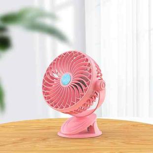 USB Charging Desktop Clip Style Cooling Fan, Spec: Regular (Pink)