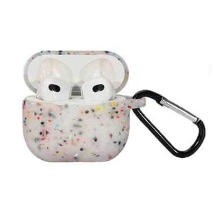 For AirPods 1/2 Bluetooth Earphone Silicone Case(Transparent Floral)