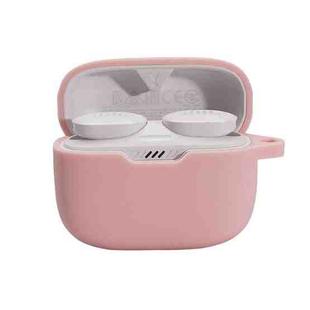 For JBL T230NC TWS Wireless Bluetooth Headphones Silicone Case(Pink)