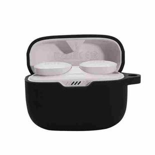 For JBL T230NC TWS Wireless Bluetooth Headphones Silicone Case(Black)