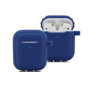 Bluetooth Earphone Soft Silicone Case For AirPods 1/2 (Sapphire)