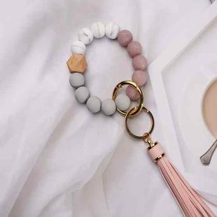 For Airpods Tassel Beaded Bracelet Earphone Case, Color: Glittering Bead