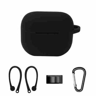 Bluetooth Earphone Silicone Cover Set For AirPods 3, Color: Ear Hanging Set Black