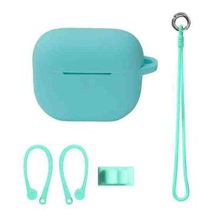 Bluetooth Earphone Silicone Cover Set For AirPods 3, Color: Hand Rope Set Mint Green