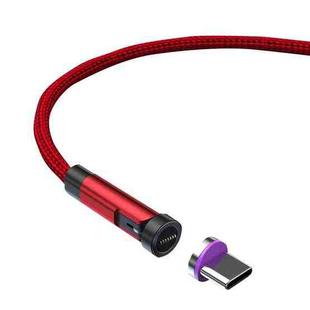 CC57 Type-C / USB-C Magnetic Interface Rotating Fast Charging Data Cable, Cable Length: 1m(Red)