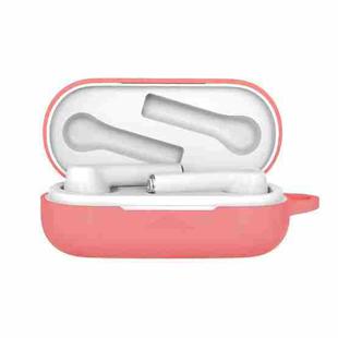 Bluetooth Earphone Silicone Protective Case for Huawei Honor FlyPods 3(Pink)