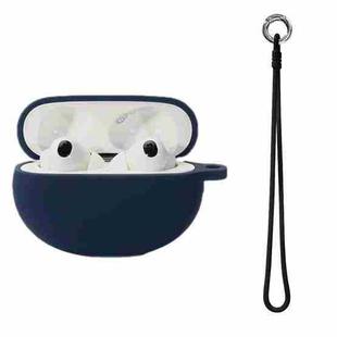 Bluetooth Earphone Silicone Cover For OPPO Enco X2 With Hand Rope(Noon Blue)