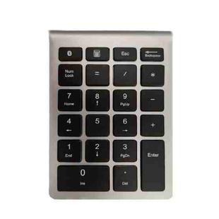 BT304 22 Keys Laptop Mini Wireless Keyboard, Spec: Bluetooth (Silver Black)