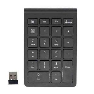 BT304 22 Keys Laptop Mini Wireless Keyboard, Spec: 2.4G (Black)