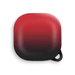Gradient Headphone Cover For Samsung Buds Pro/Buds Live/Buds 2(Black Red)