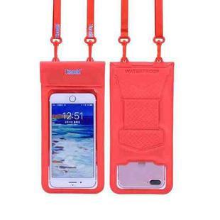 Tteoobl  30m Underwater Mobile Phone Waterproof Bag, Size: Large(Red)