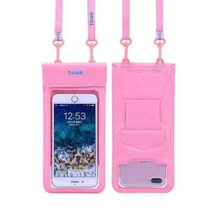 Tteoobl  30m Underwater Mobile Phone Waterproof Bag, Size: Large(Pink)