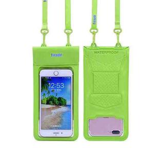 Tteoobl  30m Underwater Mobile Phone Waterproof Bag, Size: Large(Green)