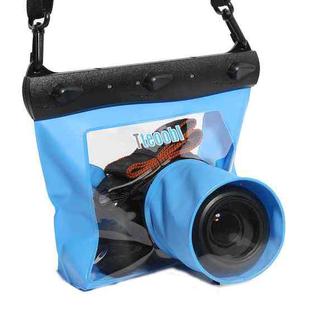 Tteoobl  T-518 20M Underwater Diving Bag Slr Camera Housing Case Pouch Dry Bag L(Blue)