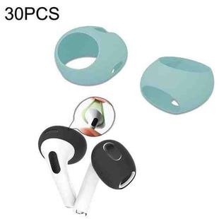 30PCS Earless Ultra Thin Earphone Ear Caps For Apple Airpods Pro(Green)