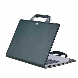 Laptop Bag Protective Case Tote Bag For MacBook Pro 15.4 inch, Color: Dark Green