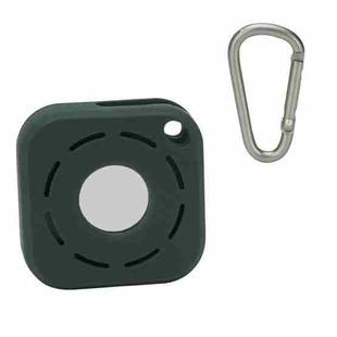 Tracker Anti-Lost Silicone Case For Airtag, Color: Ink Green+D Buckle