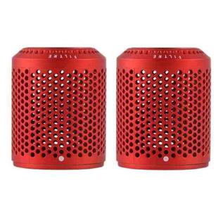 2 PCS Outer Cover Dust Filter for Dyson Hair Dryer HD01/HD03/HD08(Red)