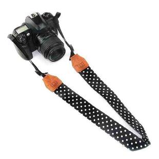 Multi-color Shoulder Neck Strap SLR Retro Camera Shoulder Strap(Black)